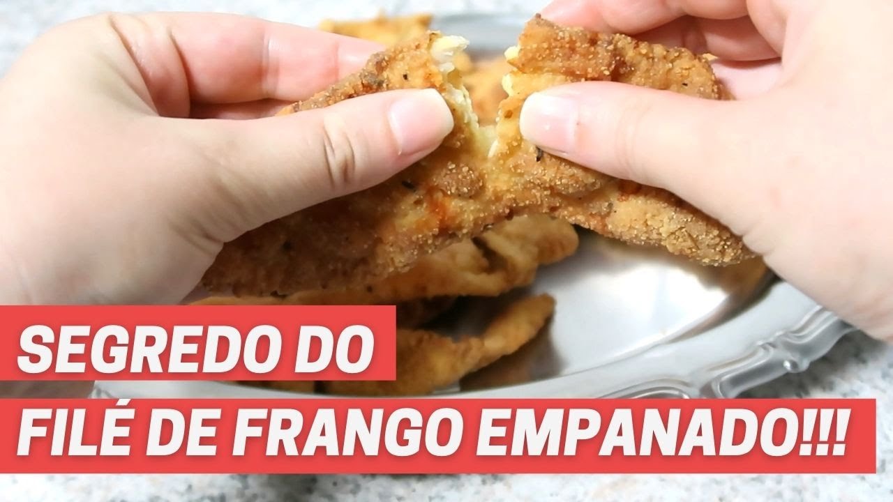 Como Fazer FILÉ DE FRANGO EMPANADO | Receita Fácil