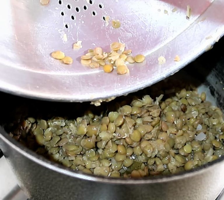 como fazer lentilha