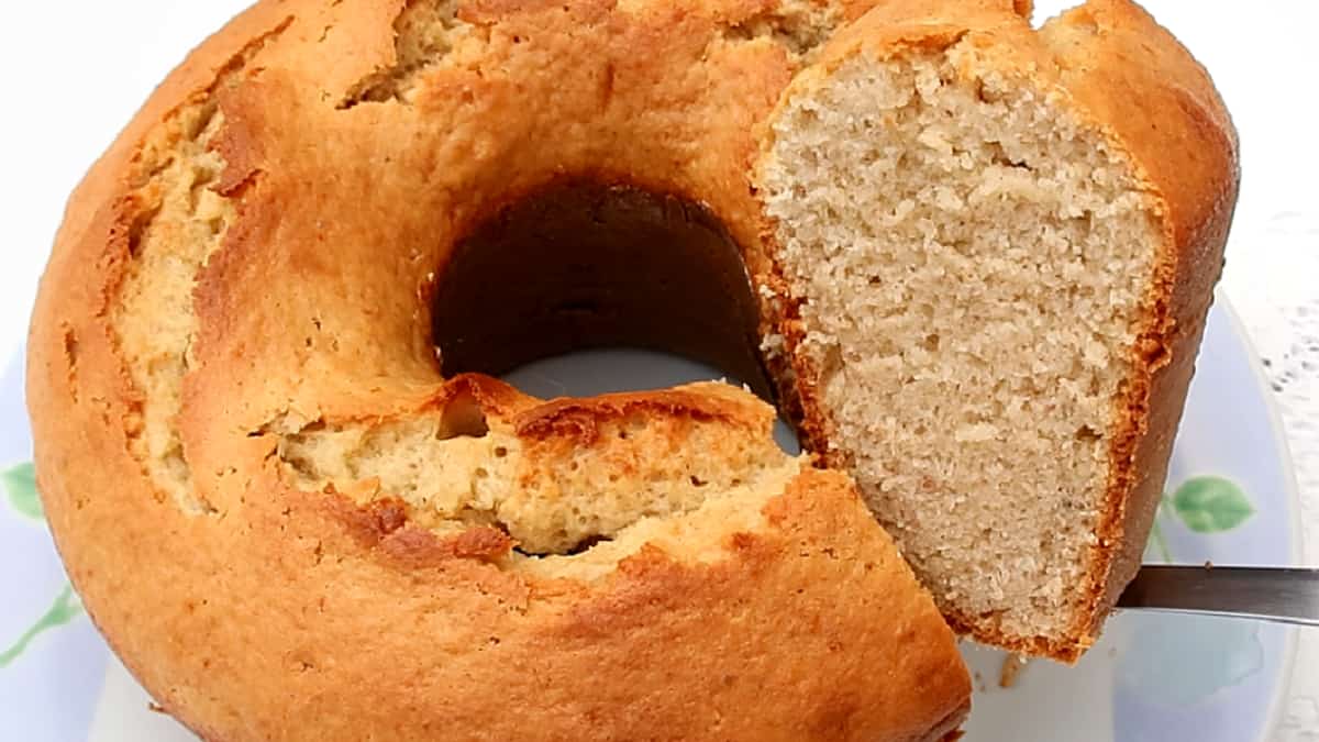 Bolo de Banana de Liquidificador