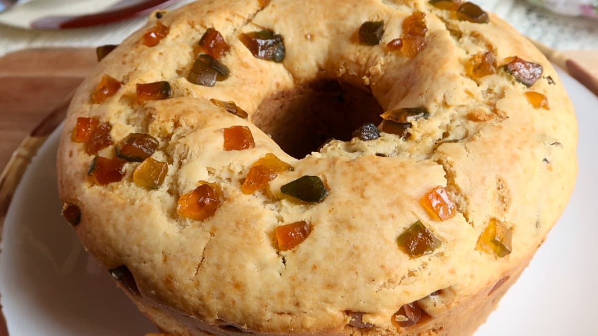 Bolo de Natal Simples