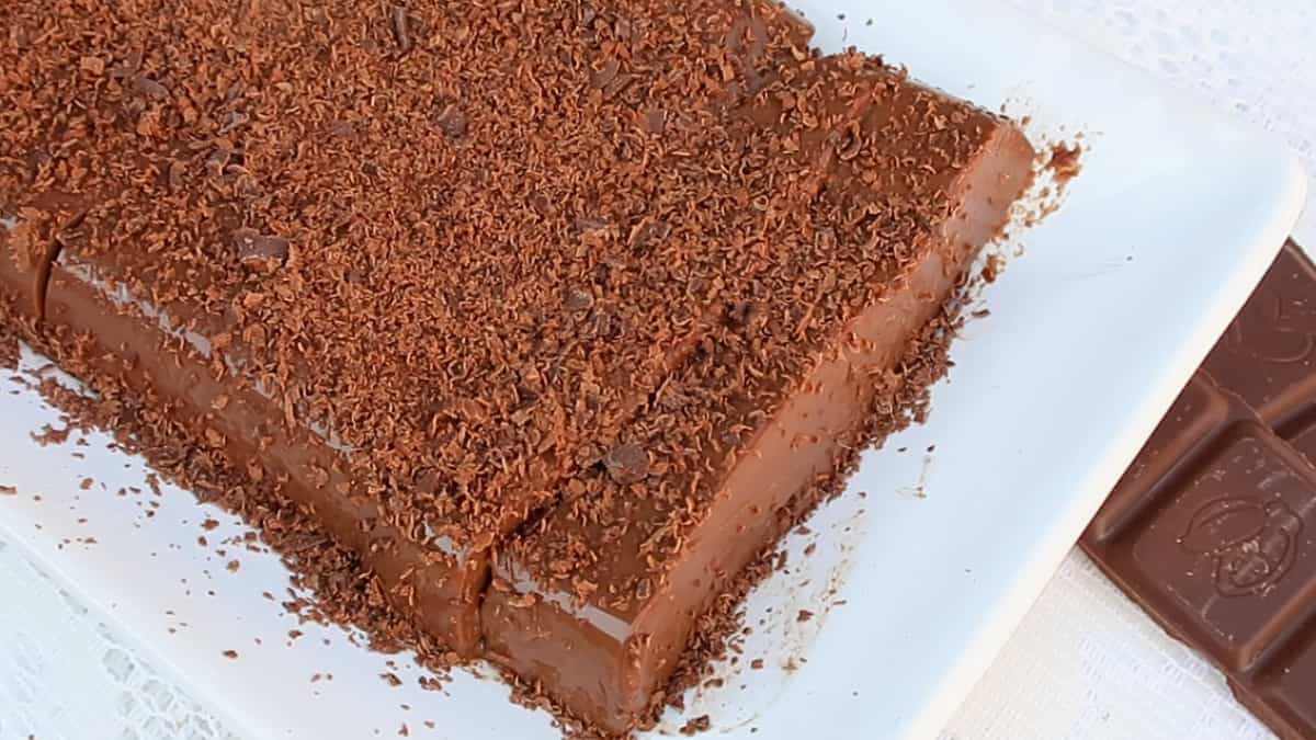Pudim de Chocolate sem Forno
