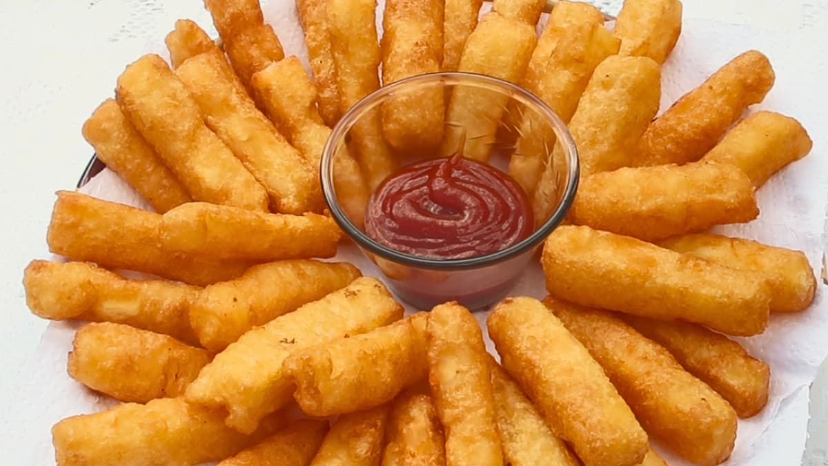 mandioca frita sequinha