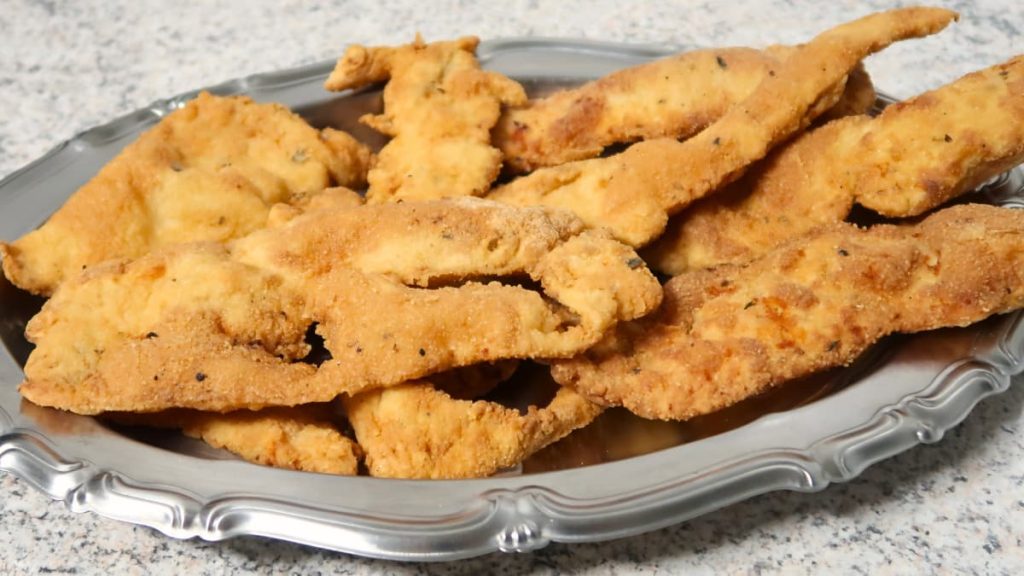 filé de frango empanado