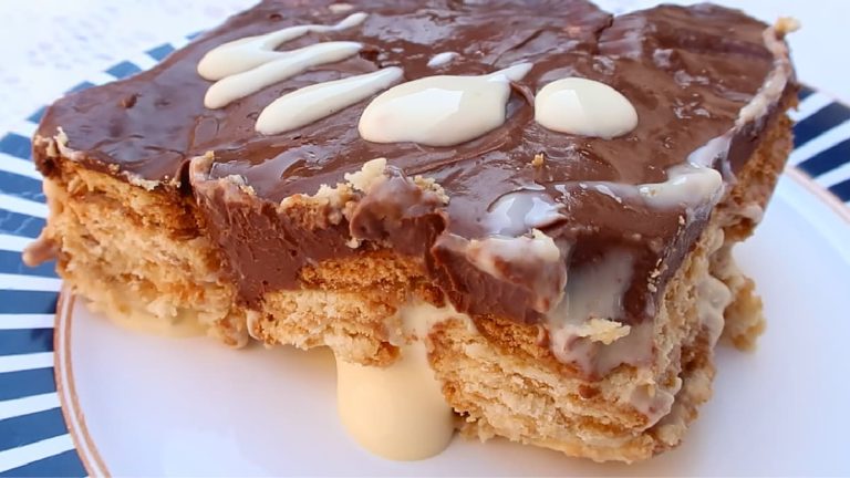 pavê de biscoito maisena