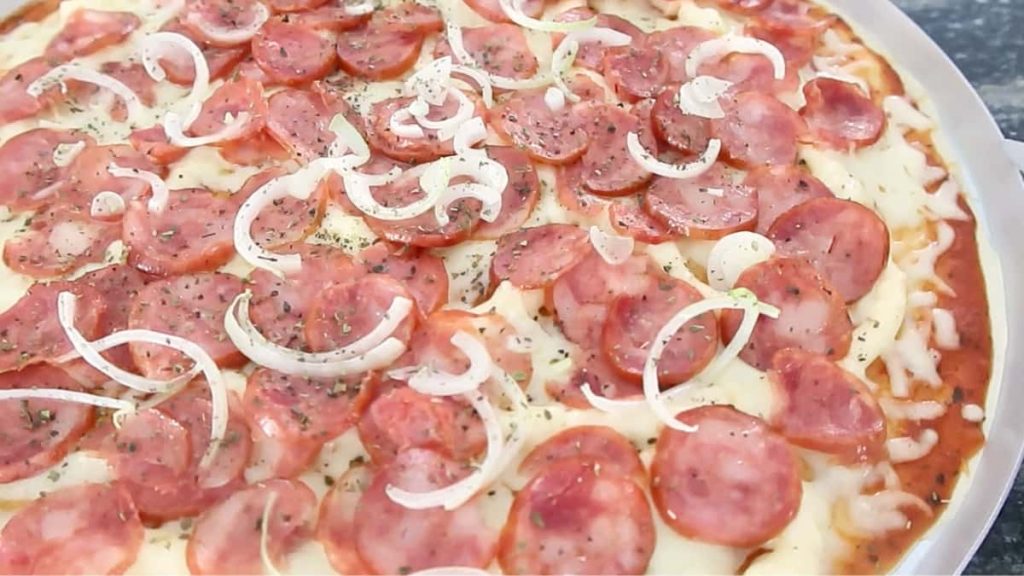 pizza de liquidificador