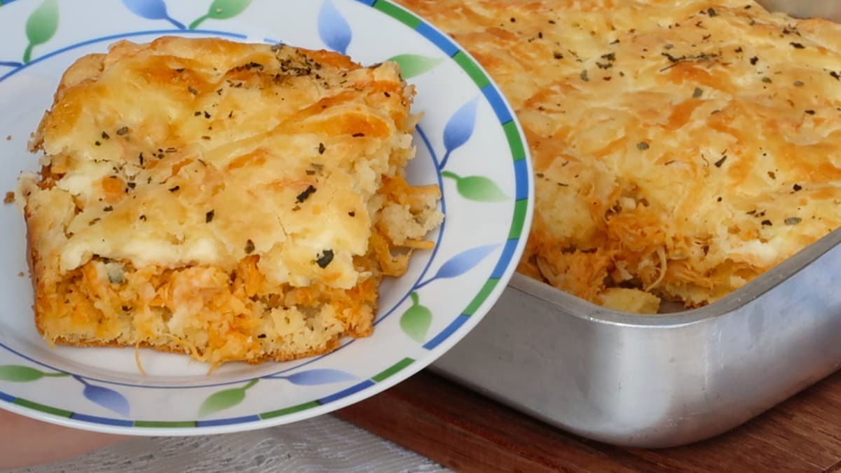torta de frango cremosa