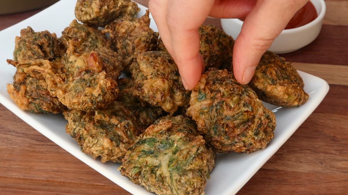 bolinho de almeirão