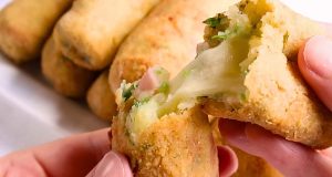 bolinho de batata com queijo