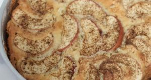 bolo de maçã com canela
