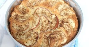 bolo de maçã com canela