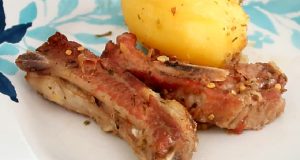costelinha de porco na panela de pressão