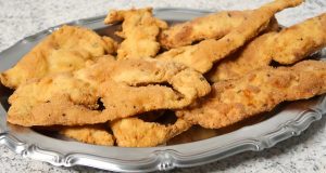 filé de frango empanado