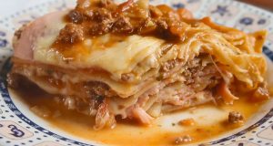 lasanha de carne moída