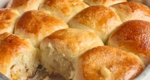 pão doce recheado com banana