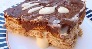 pavê de biscoito maisena