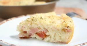 torta de presunto e queijo